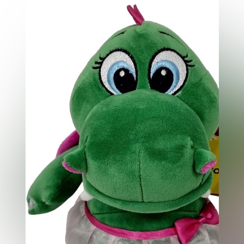 Lego Land Olivia Plush Green Dragon Alligator Pink Tutu Ballet Skirt 10”
